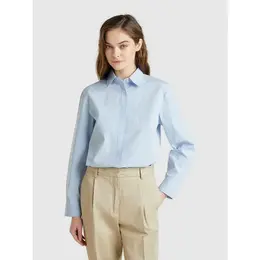 UNITED COLORS OF BENETTON: Белая рубашка 