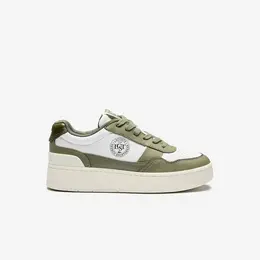 LACOSTE: Белые кеды 