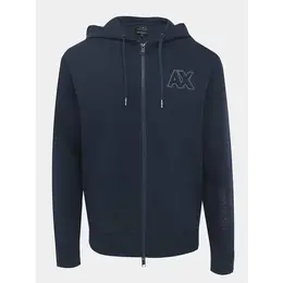 Armani Exchange: Тёмная толстовка 