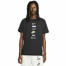 Nike: Чёрная футболка 