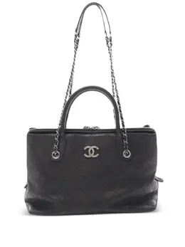 CHANEL Pre-Owned: Чёрная сумка 