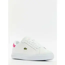 LACOSTE: Белые кеды 
