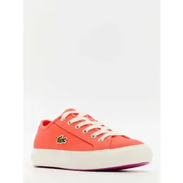 LACOSTE: Оранжевые кеды 