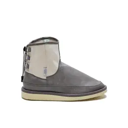 SUICOKE: Серые ботинки 