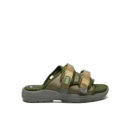 SUICOKE: Зелёные шлёпанцы  Moto