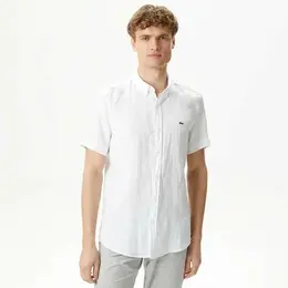 LACOSTE: Белая рубашка 