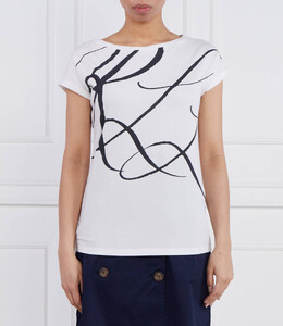 Lauren Ralph Lauren: Белая футболка 