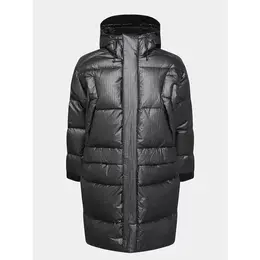 EA7 EMPORIO ARMANI: Чёрное пальто 