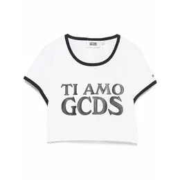 GCDS: Белая футболка 