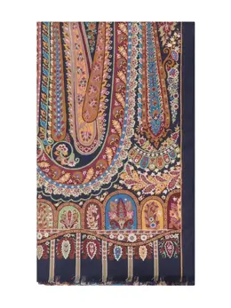 ETRO: Синий шарф 