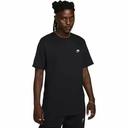 NIKE: Чёрная футболка  Club