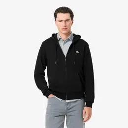 LACOSTE: Чёрная толстовка 