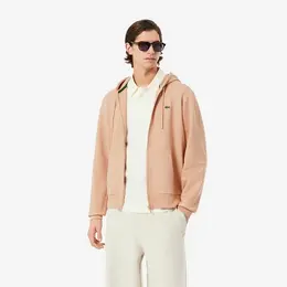 LACOSTE: Розовая толстовка 