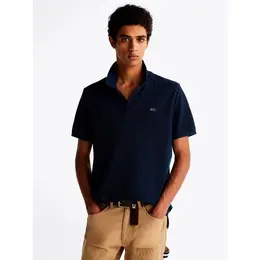 Tommy Jeans: Синее поло 