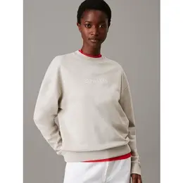 CALVIN KLEIN: Бежевый свитшот 