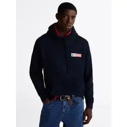 Tommy Jeans: Синяя толстовка 