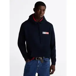 Tommy Jeans: Синяя толстовка 