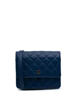 CHANEL Pre-Owned: Голубой кошелёк 