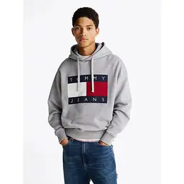 Tommy Jeans: Серая толстовка 