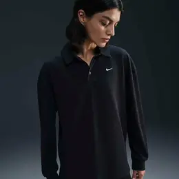 NIKE: Чёрный свитшот  Essential