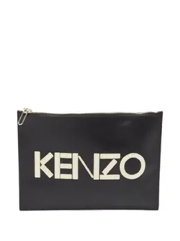 Kenzo Pre-Owned: Чёрный клатч 