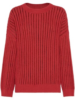 Brunello Cucinelli: Красный свитер 
