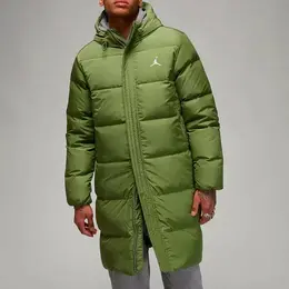 NIKE: Зелёная куртка  Essentials