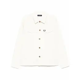 FRED PERRY: Бежевая рубашка 