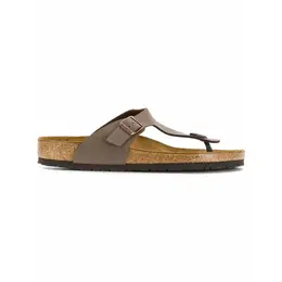 Birkenstock: Коричневые шлёпанцы 