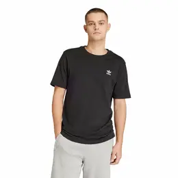 adidas: Чёрная футболка 