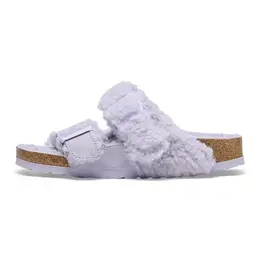 Birkenstock: Фиолетовые босоножки 