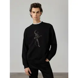 Karl Lagerfeld: Чёрный свитшот 