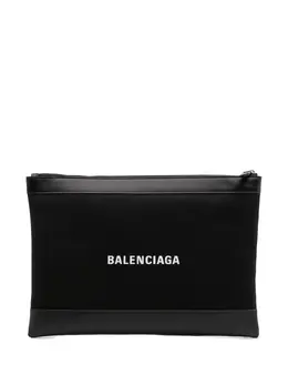 Balenciaga Pre-Owned: Синий клатч 