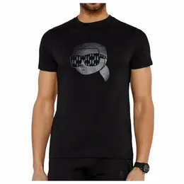 Karl Lagerfeld: Тёмная футболка  Ikonik