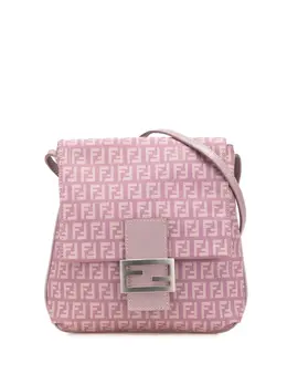 Fendi Pre-Owned: Розовая сумка через плечо 