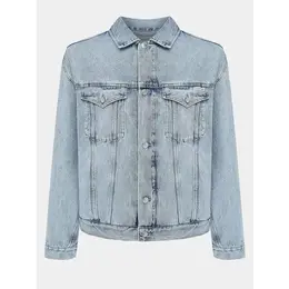 Calvin Klein Jeans: Голубая куртка 