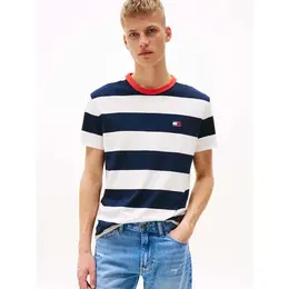 Tommy Jeans: Белая футболка 