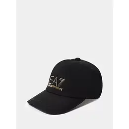 EA7 EMPORIO ARMANI: Чёрная кепка 