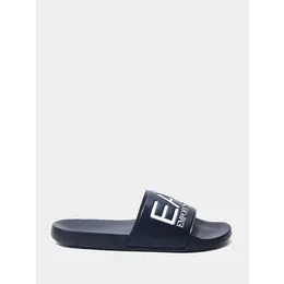 EA7 EMPORIO ARMANI: Тёмные шлёпанцы 