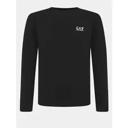 EA7 EMPORIO ARMANI: Чёрный свитшот 