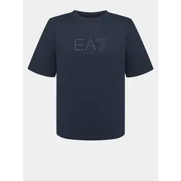 EA7 EMPORIO ARMANI: Тёмная футболка 