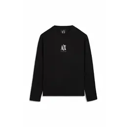 Armani Exchange: Чёрный свитшот 
