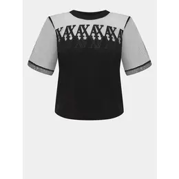 Armani Exchange: Чёрная футболка 