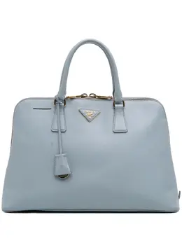 Prada Pre-Owned: Голубая сумка 