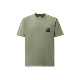 C.P. COMPANY: Зелёная футболка 