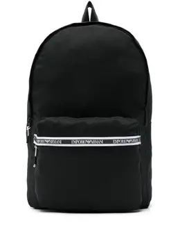 Emporio Armani: Чёрный рюкзак 