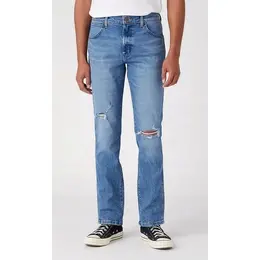 Wrangler: Голубые джинсы 