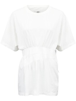 MM6 Maison Margiela: Белая футболка 