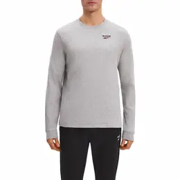 Reebok: Серый свитшот 