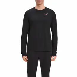 Reebok: Чёрный свитшот 